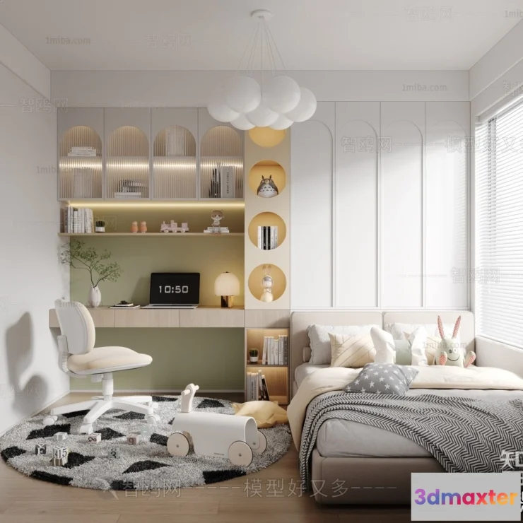 1379902 - Children Room 3D Interior Scene - 3D Models - 476 3D Max