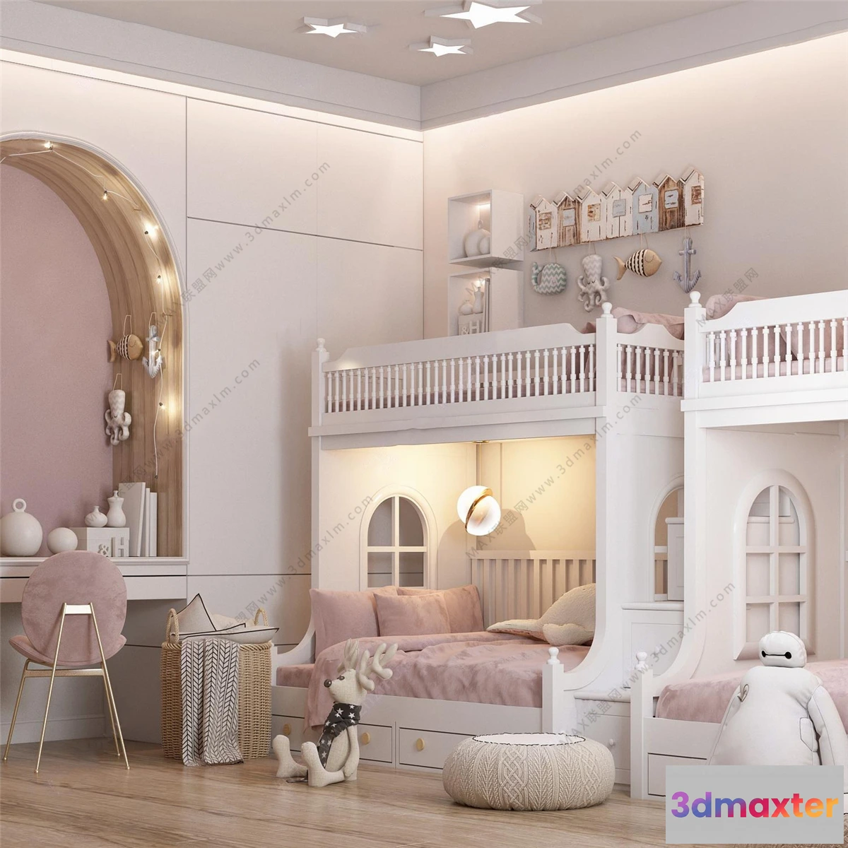 1380061 - Children Room 3D Interior Scene - 3D Models - 158 3D Max