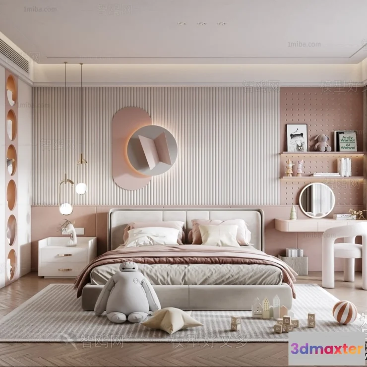 1380097 - Children Room 3D Interior Scene - 3D Models - 479 3D Max