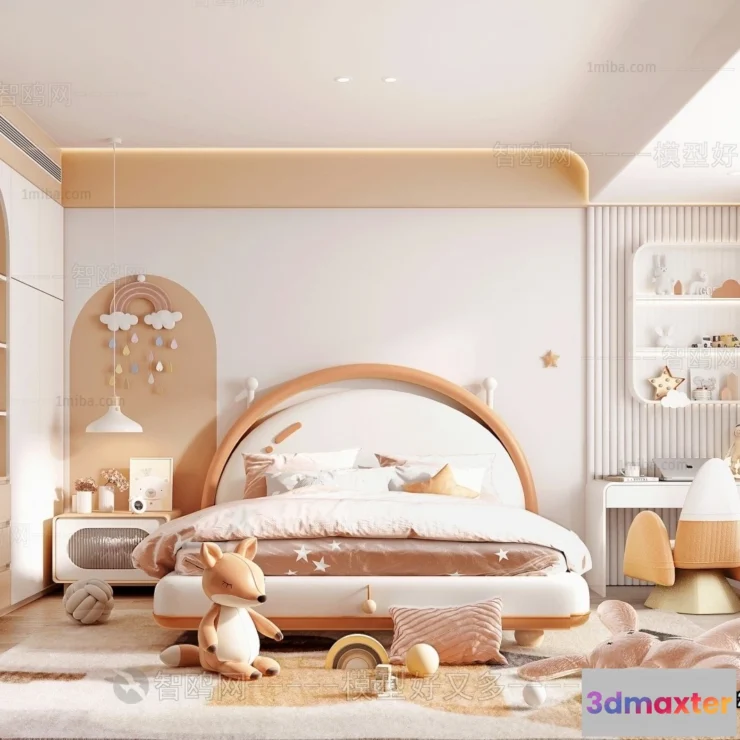 1380414 - Children Room 3D Interior Scene - 3D Models - 484 3D Max