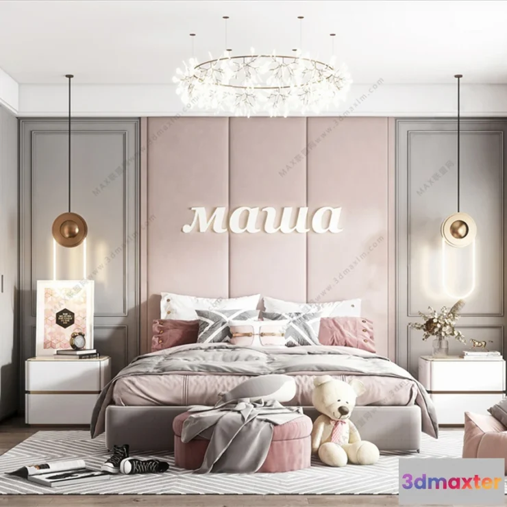 1380451 - Children Room 3D Interior Scene - 3D Models - 164 3D Max