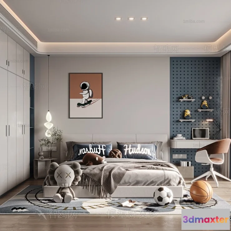 1380481 - Children Room 3D Interior Scene - 3D Models - 485 3D Max
