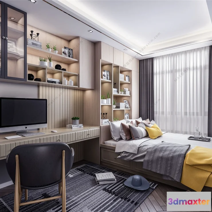 1380583 - Children Room 3D Interior Scene - 3D Models - 166 3D Max