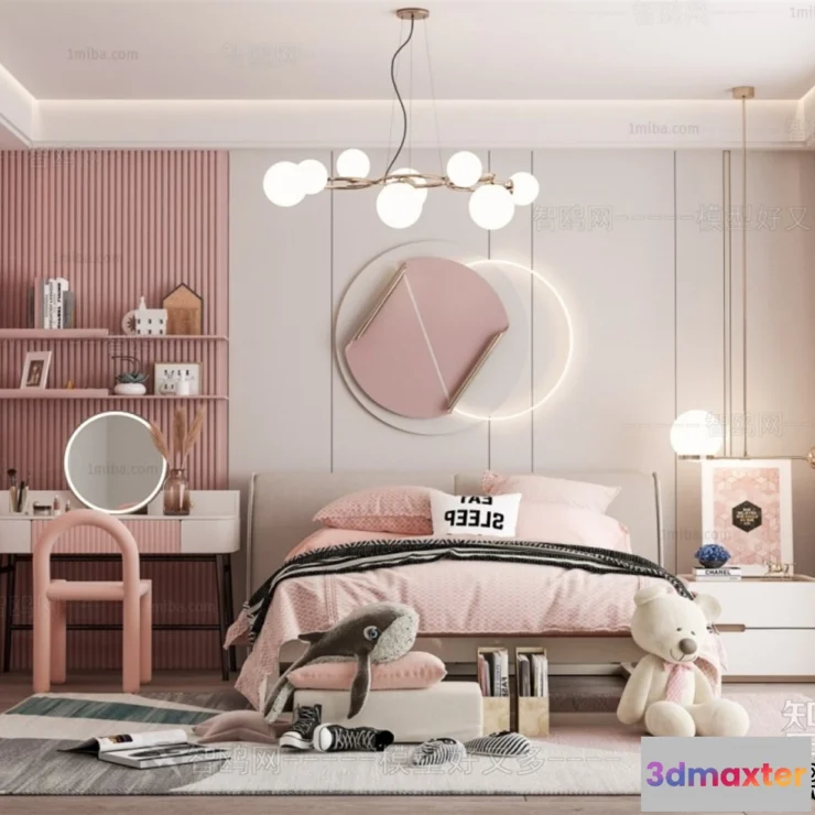 1380614 - Children Room 3D Interior Scene - 3D Models - 487 3D Max