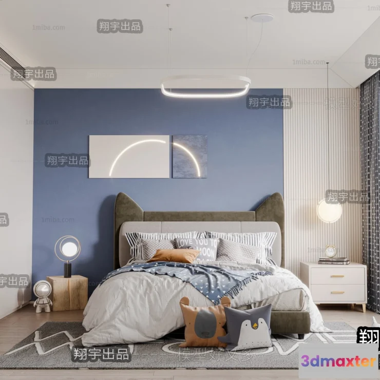 1380713 - Children Room 3D Interior Scene - 3D Models - 168 3D Max