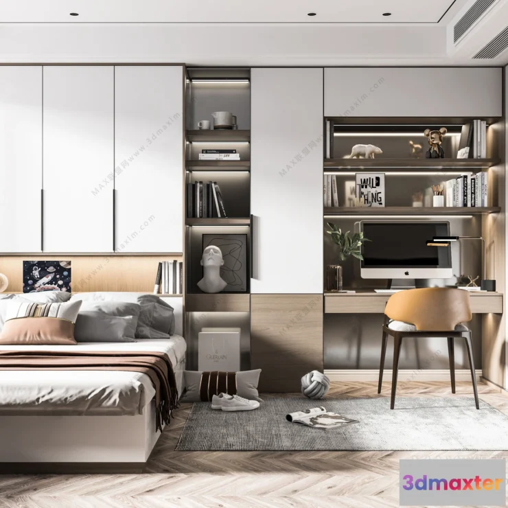 1380848 - Children Room 3D Interior Scene - 3D Models - 170 3D Max