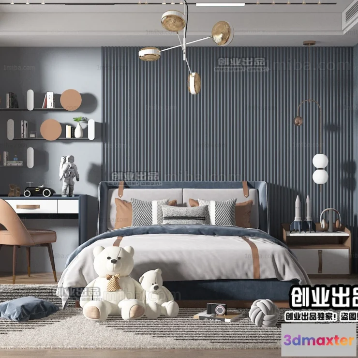 1382633 - Children Room 3D Interior Scene - 3D Models - 197 3D Max
