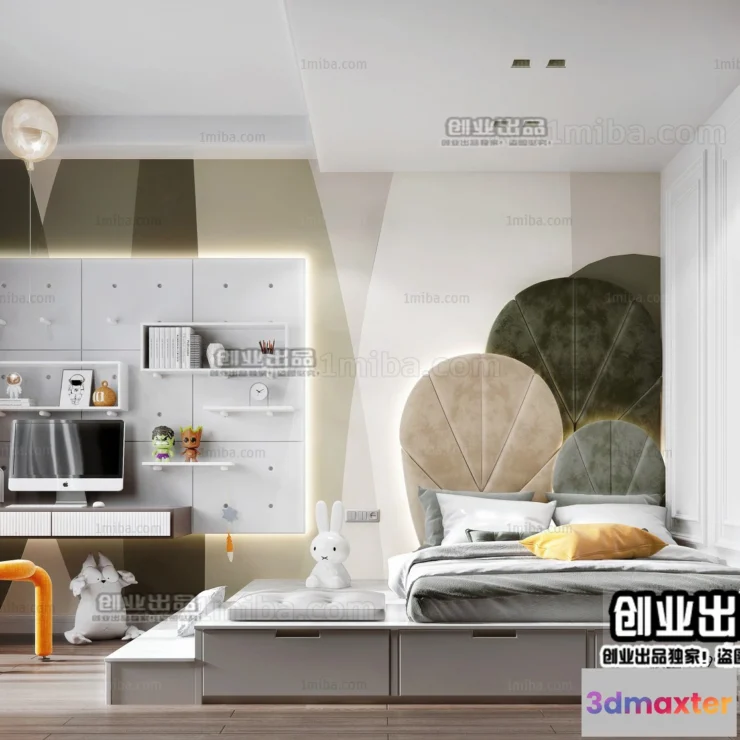 1382768 - Children Room 3D Interior Scene - 3D Models - 199 3D Max