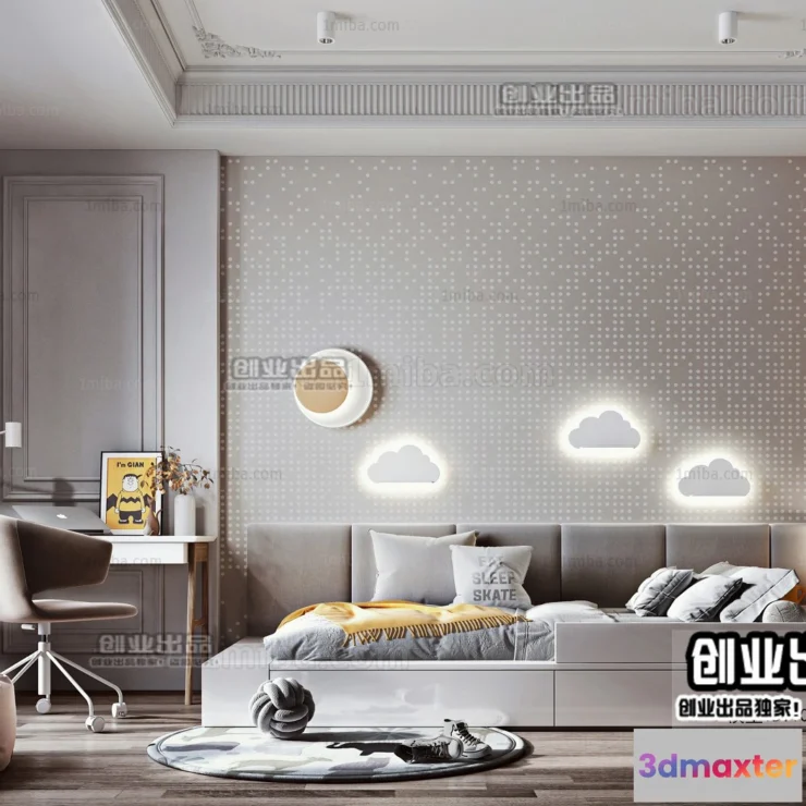 1383524 - Children Room 3D Interior Scene - 3D Models - 211 3D Max