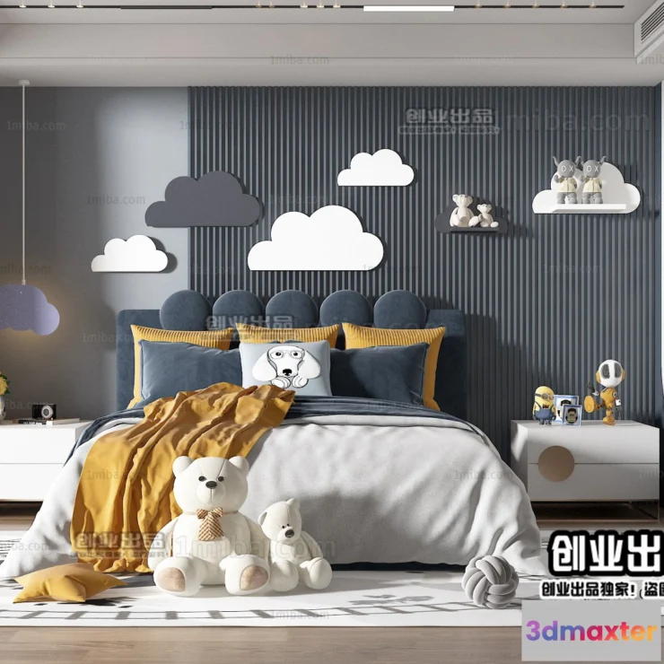 1383660 - Children Room 3D Interior Scene - 3D Models - 213 3D Max