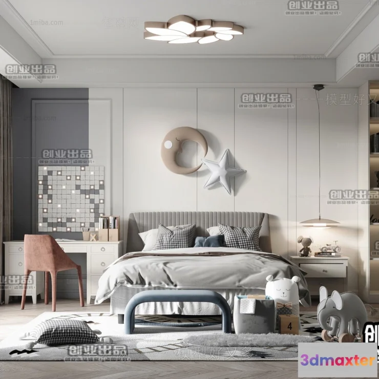 1384942 - Children Room 3D Interior Scene - 3D Models - 232 3D Max