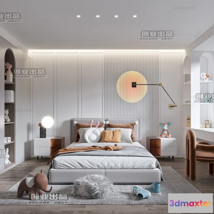 1385013 - Children Room 3D Interior Scene - 3D Models - 233 3D Max