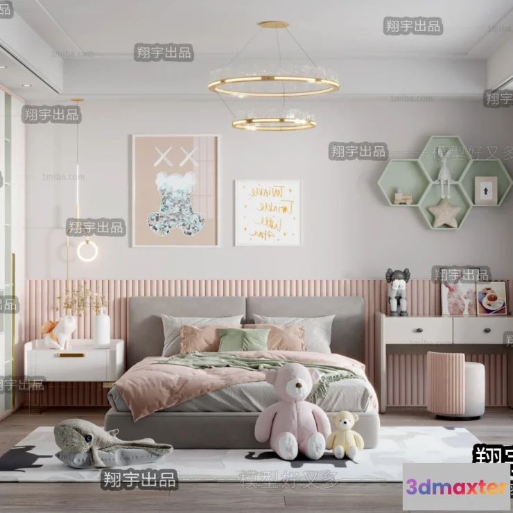 1385572 - Children Room 3D Interior Scene - 3D Models - 241 3D Max