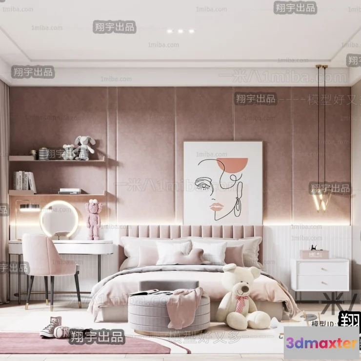 1385913 - Children Room 3D Interior Scene - 3D Models - 246 3D Max