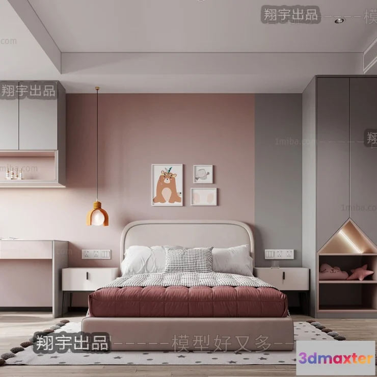 1385979 - Children Room 3D Interior Scene - 3D Models - 247 3D Max