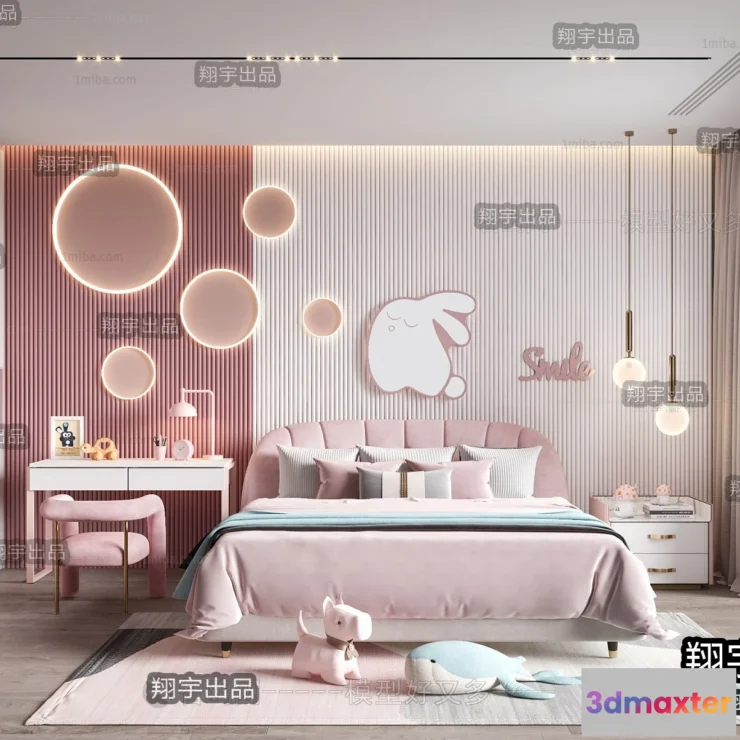 1386051 - Children Room 3D Interior Scene - 3D Models - 248 3D Max