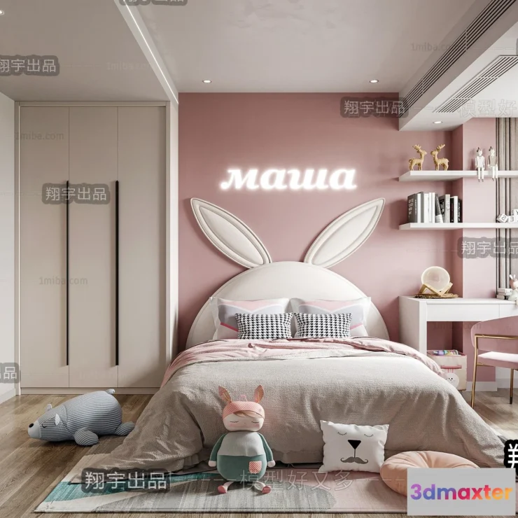 1386301 - Children Room 3D Interior Scene - 3D Models - 252 3D Max