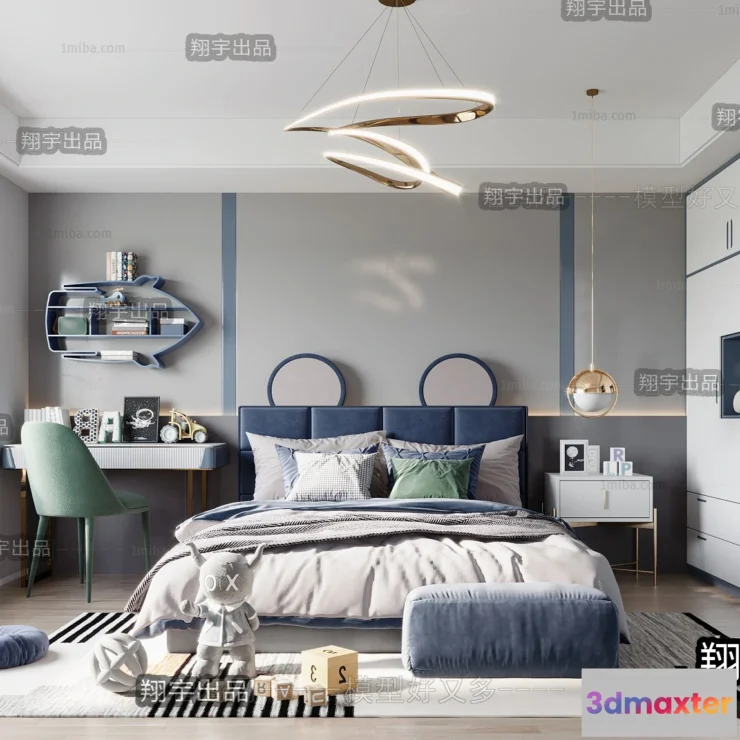 1386364 - Children Room 3D Interior Scene - 3D Models - 253 3D Max