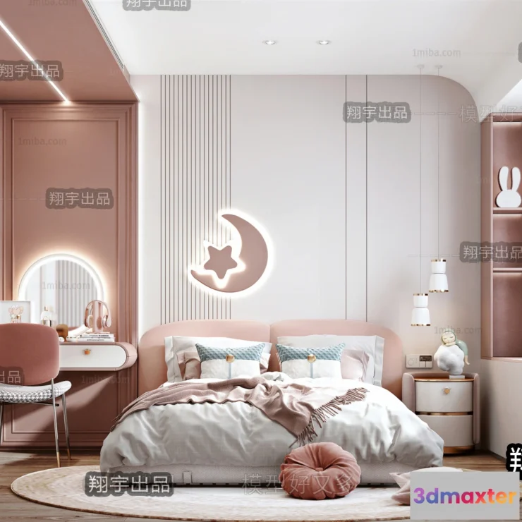 1386812 - Children Room 3D Interior Scene - 3D Models - 260 3D Max