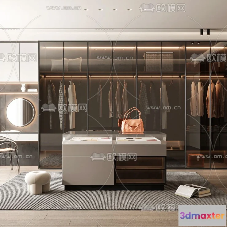 1242314 - CLOSET ROOM - VRAY  CORONA - 3D MODEL - 2281