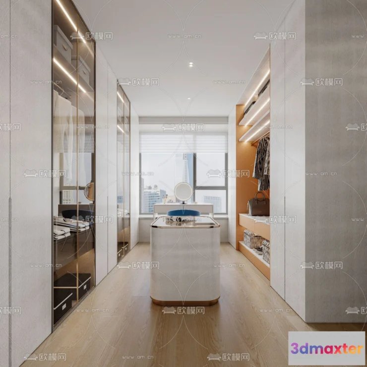 1242318 - CLOSET ROOM - CORONA - 3D MODEL - 2283