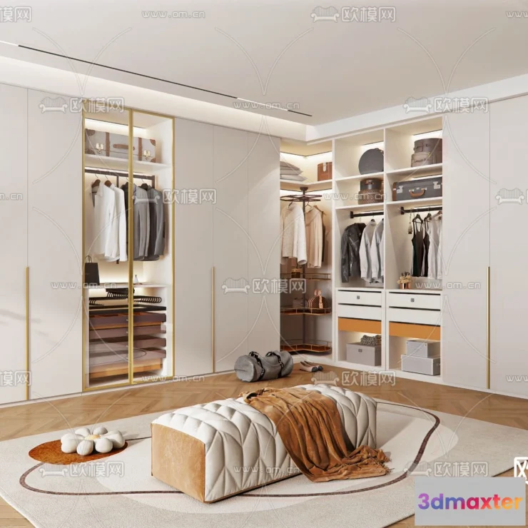 1242324 - CLOSET ROOM - VRAY  CORONA - 3D MODEL - 2286