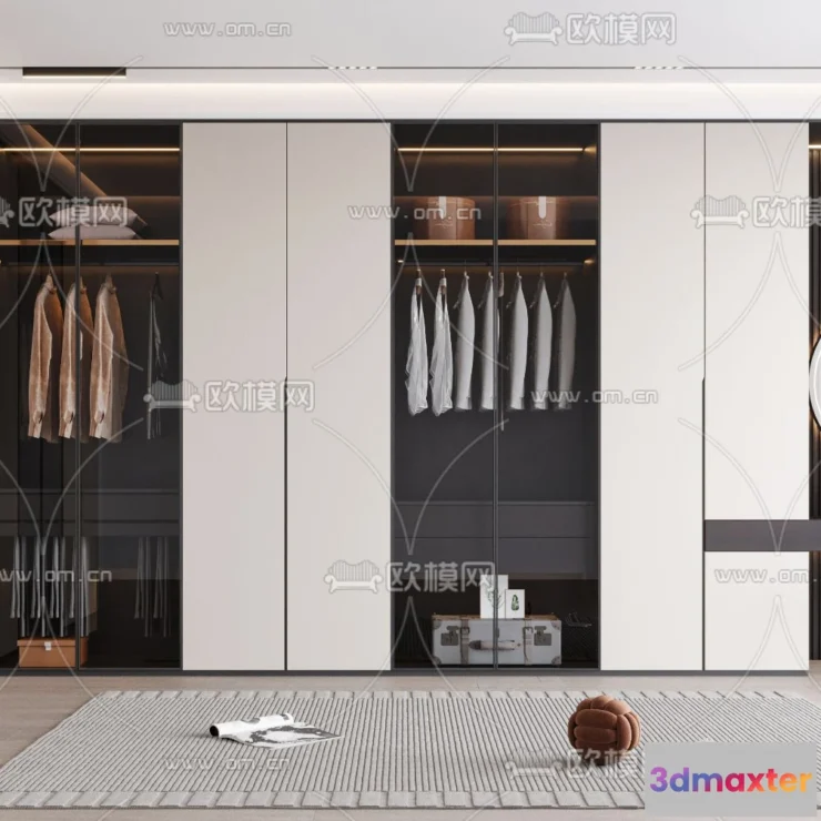 1242344 - CLOSET ROOM - CORONA - 3D MODEL - 2296