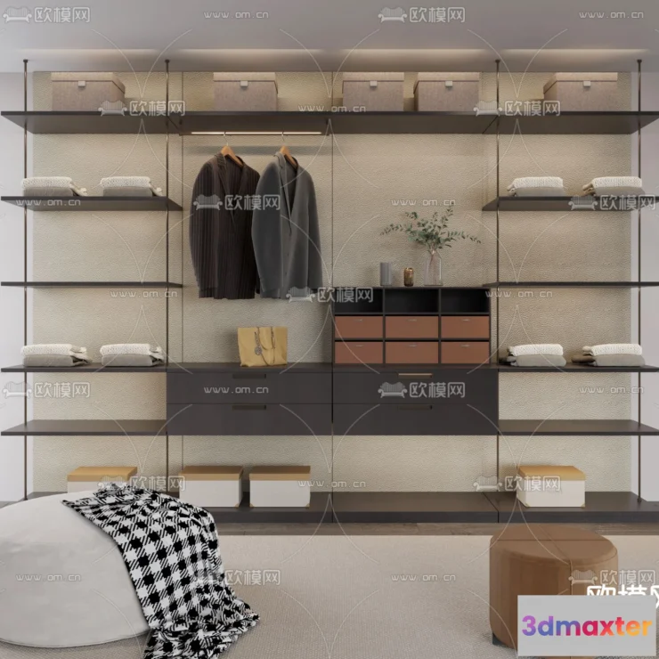 1242346 - CLOSET ROOM - CORONA - 3D MODEL - 2297