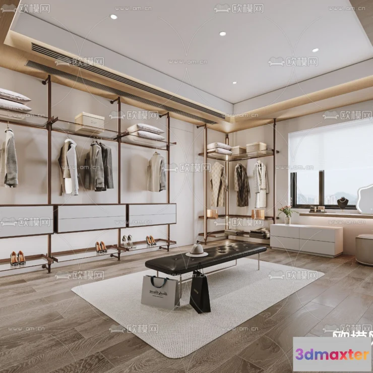 1242358 - CLOSET ROOM - VRAY  CORONA - 3D MODEL - 2303