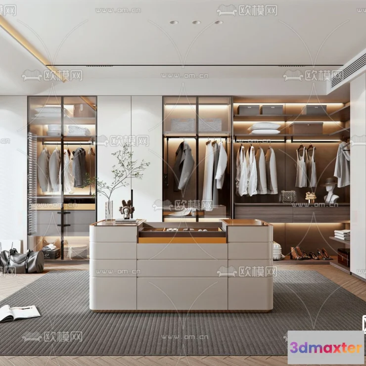 1242372 - CLOSET ROOM - VRAY  CORONA - 3D MODEL - 2310