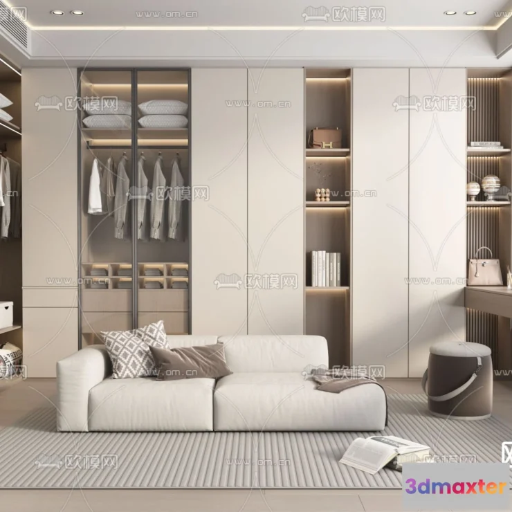 1242374 - CLOSET ROOM - VRAY  CORONA - 3D MODEL - 2311