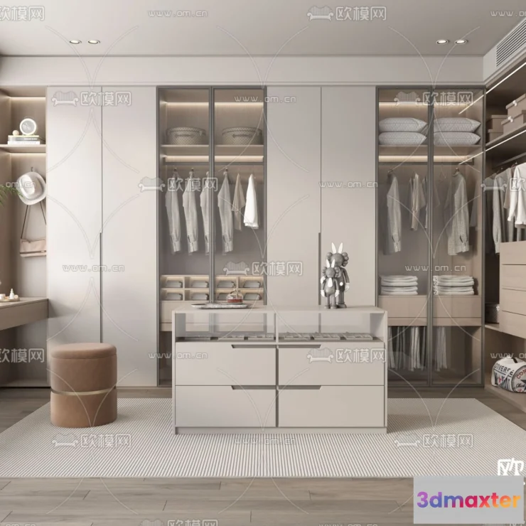 1242376 - CLOSET ROOM - VRAY  CORONA - 3D MODEL - 2312