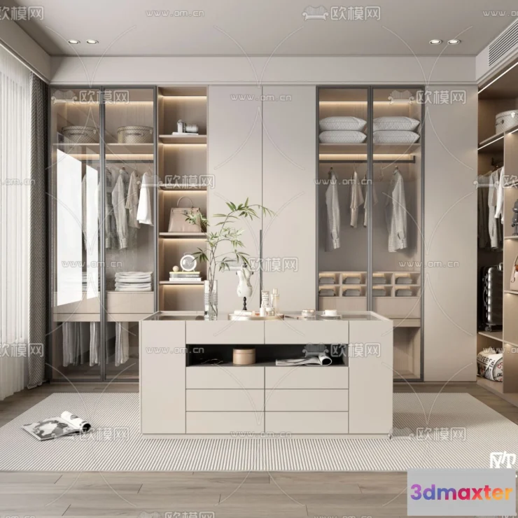 1242382 - CLOSET ROOM - VRAY  CORONA - 3D MODEL - 2315