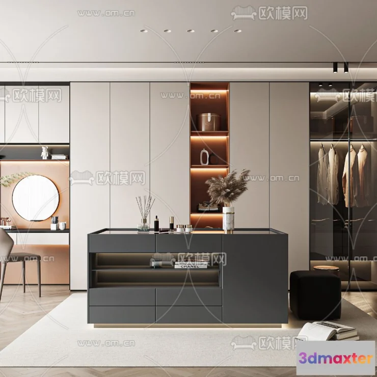 1242394 - CLOSET ROOM - VRAY  CORONA - 3D MODEL - 2321