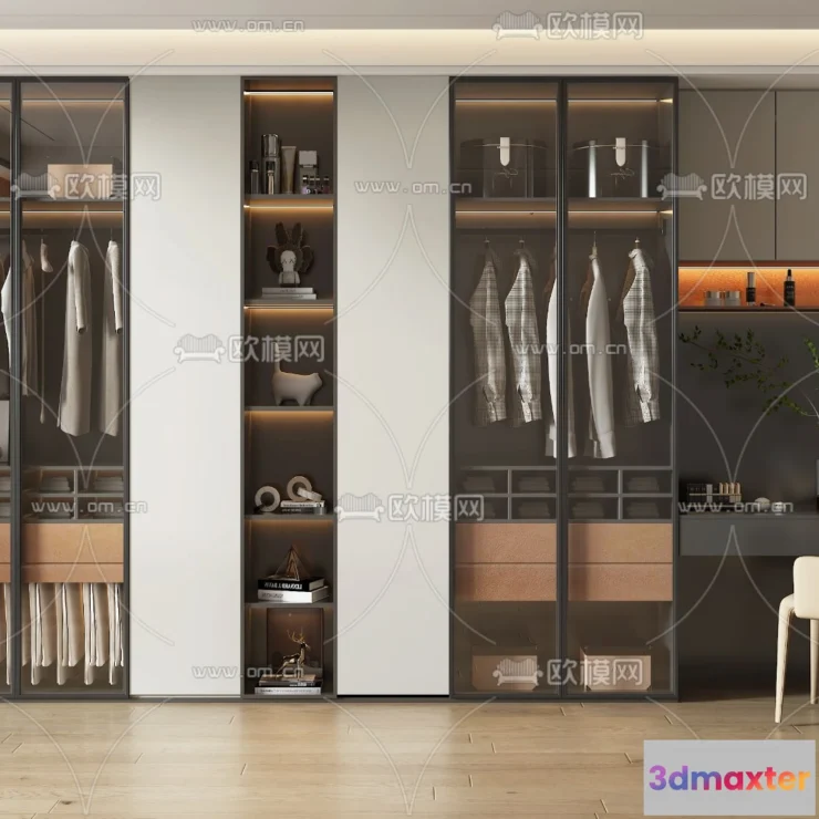 1242400 - CLOSET ROOM - VRAY  CORONA - 3D MODEL - 2324