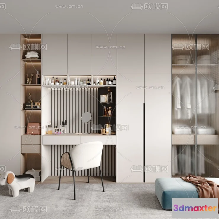 1242424 - CLOSET ROOM - CORONA - 3D MODEL - 2336