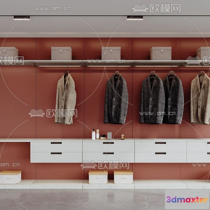 1242426 - CLOSET ROOM - VRAY  CORONA - 3D MODEL - 2337