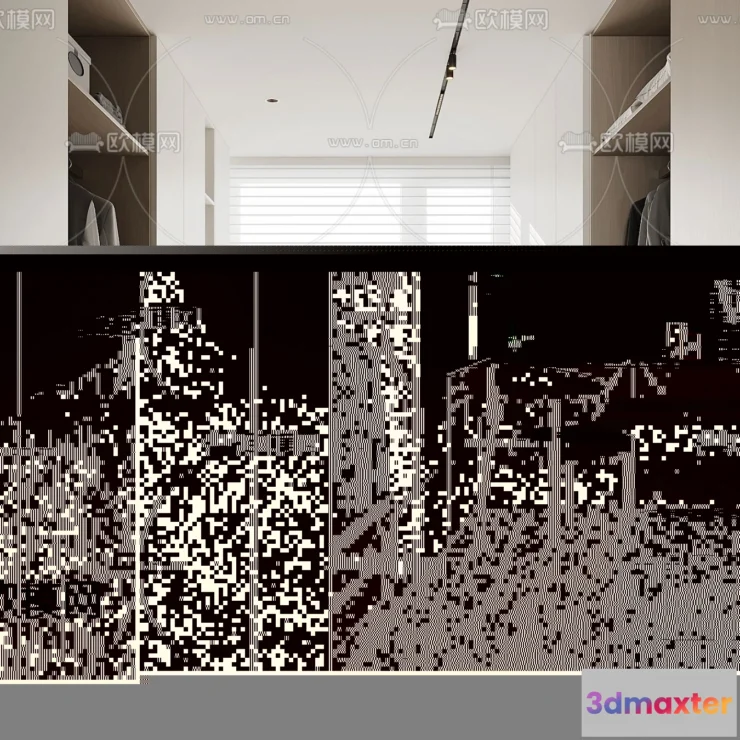 1242430 - CLOSET ROOM - CORONA - 3D MODEL - 2339