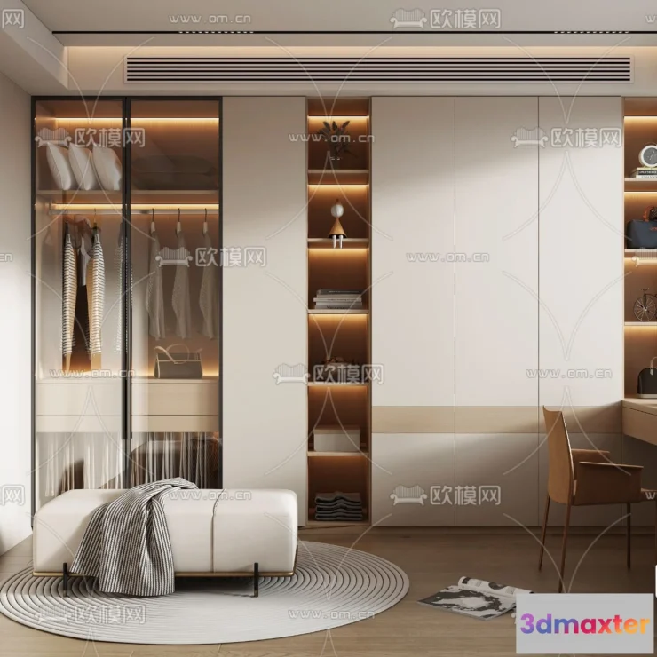 1242432 - CLOSET ROOM - VRAY  CORONA - 3D MODEL - 2340