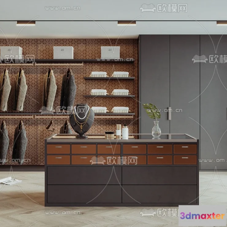 1242436 - CLOSET ROOM - VRAY  CORONA - 3D MODEL - 2342