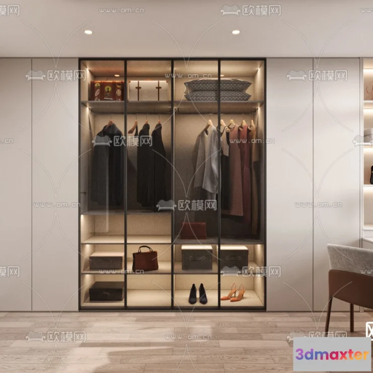 1242452 - CLOSET ROOM - CORONA - 3D MODEL - 2350