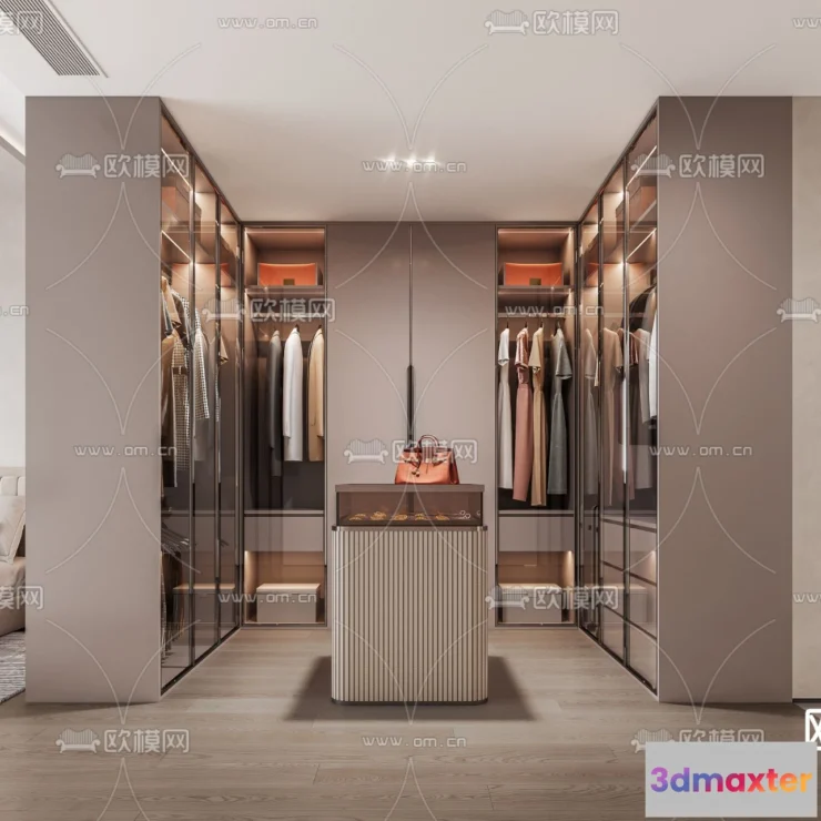 1242474 - CLOSET ROOM - CORONA - 3D MODEL - 2361