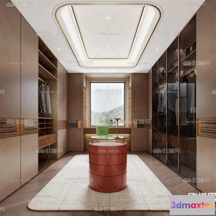 1242476 - CLOSET ROOM - CORONA - 3D MODEL - 2362