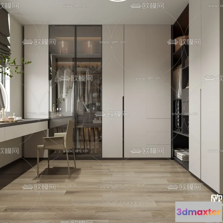 1242484 - CLOSET ROOM - CORONA - 3D MODEL - 2366