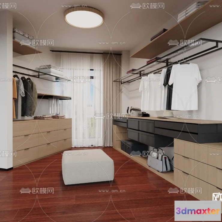 1242490 - CLOSET ROOM - CORONA - 3D MODEL - 2369