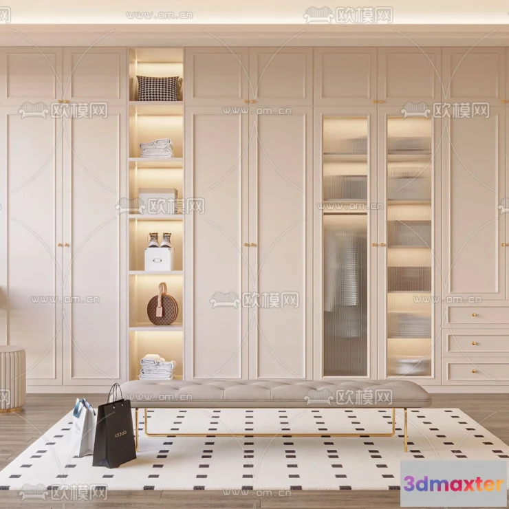 1242500 - CLOSET ROOM - VRAY  CORONA - 3D MODEL - 2374