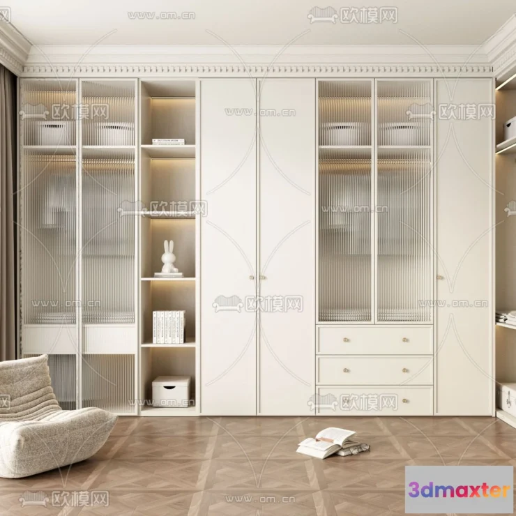 1242506 - CLOSET ROOM - VRAY  CORONA - 3D MODEL - 2377