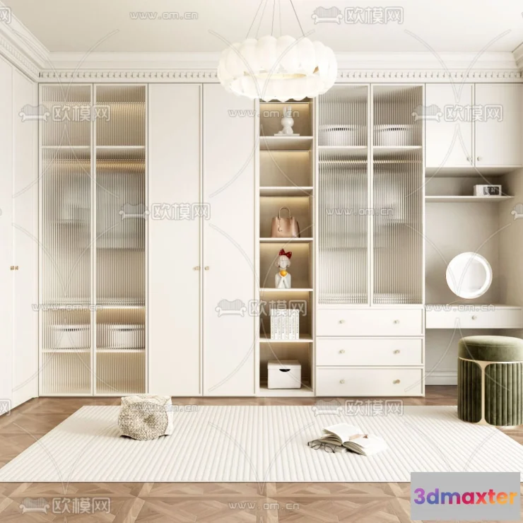 1242512 - CLOSET ROOM - VRAY  CORONA - 3D MODEL - 2380