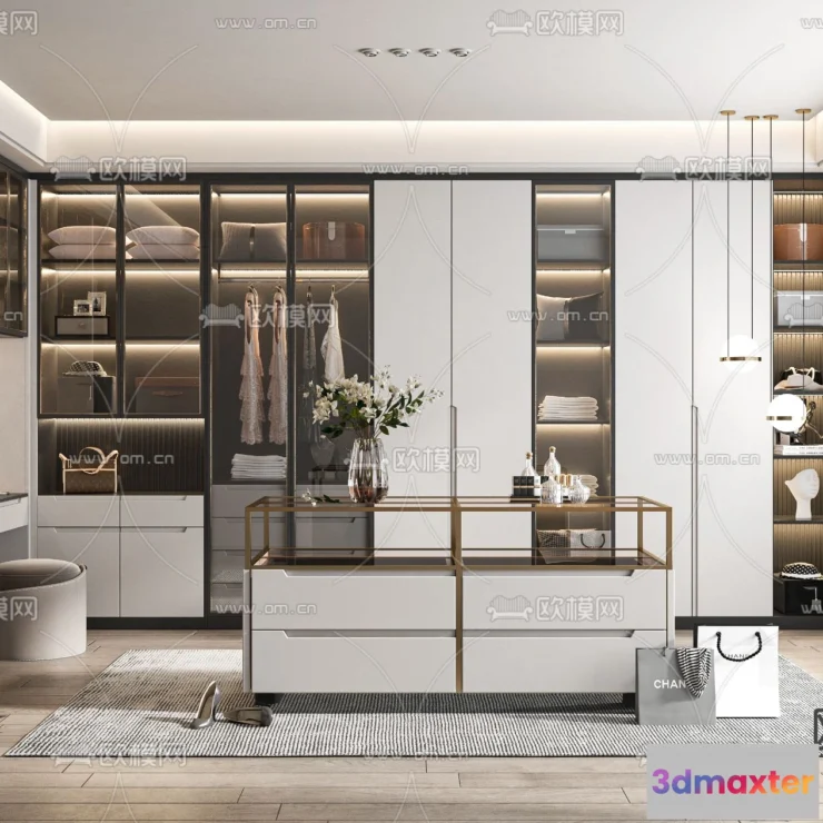 1242522 - CLOSET ROOM - VRAY  CORONA - 3D MODEL - 2385