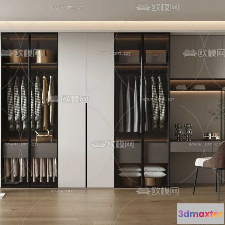 1242544 - CLOSET ROOM - VRAY  CORONA - 3D MODEL - 2396